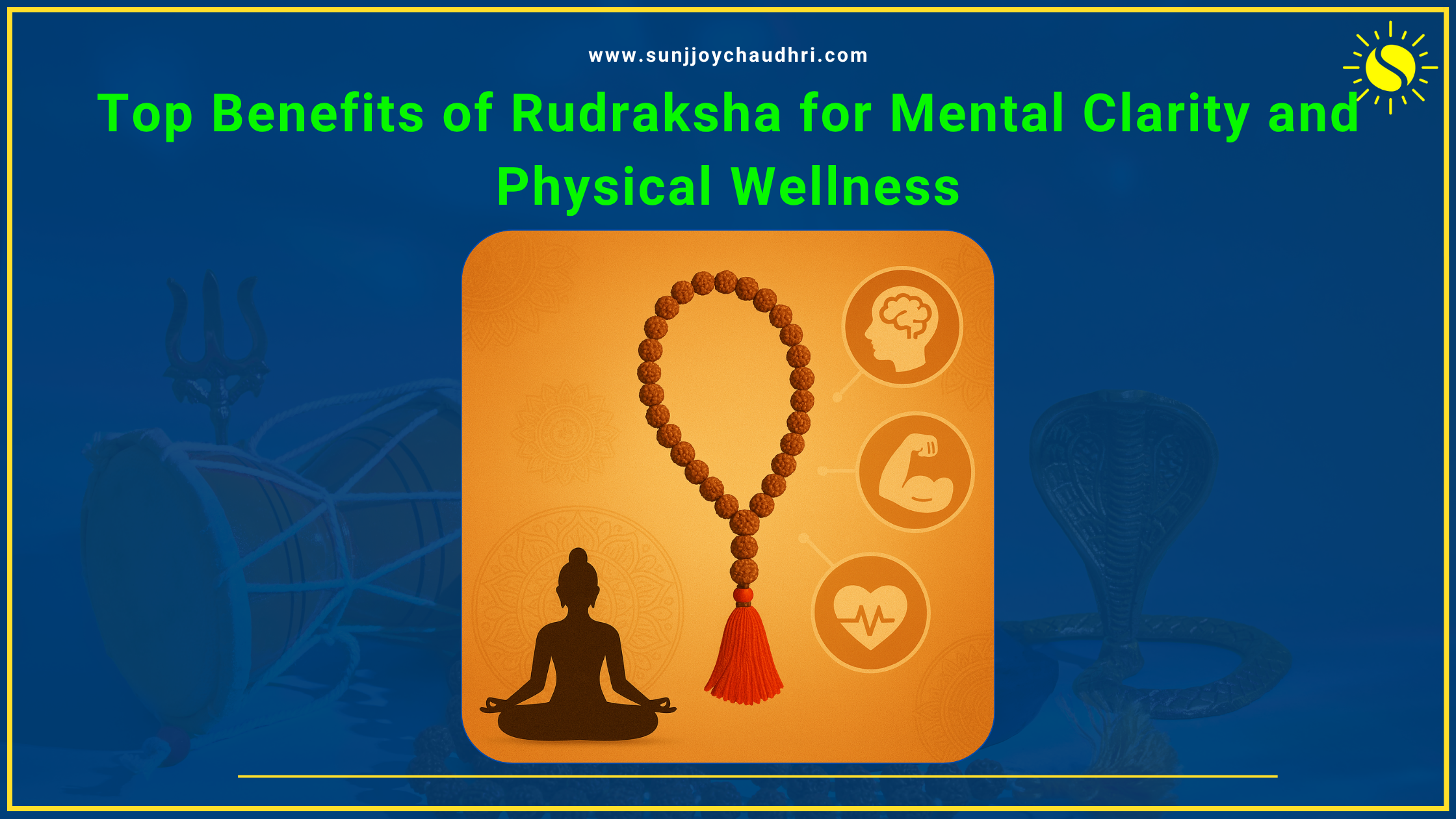 Sunjjoy CHaudhri Top Benefits of Rudraksha for Mental Clarity and Physical Wellness